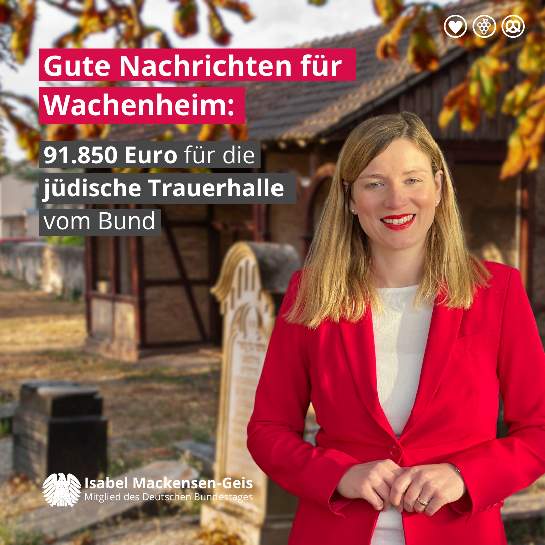 Du betrachtest gerade Bundesförderung für jüdische Trauerhalle in Wachenheim